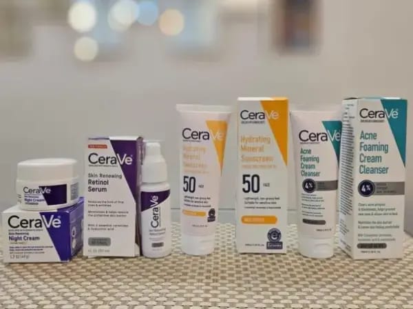 "GLOW SKIN WITH CERAVE 4 in 1 KIT 100% PREMIUM QUALITY"
