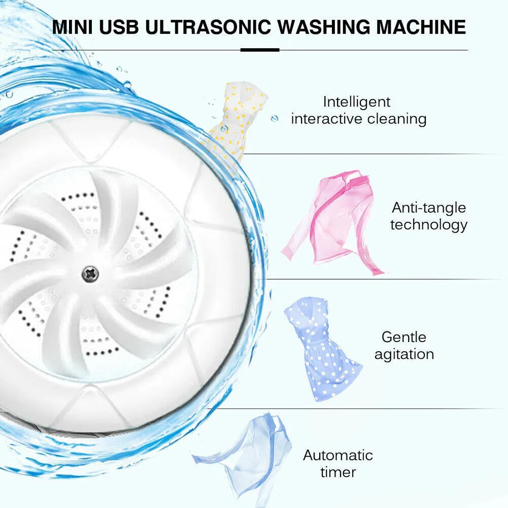 3 in 1 Mini Washing Machine Useful for Clothes, Shoes,Dishes