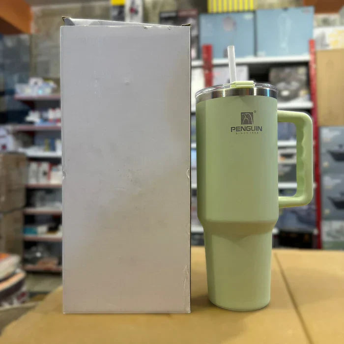 40oz Penguin Insulated Stainless Steel Tumbler with Straw