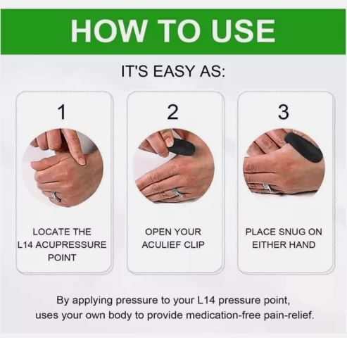 Acupressure Point Clip (Magnetic)