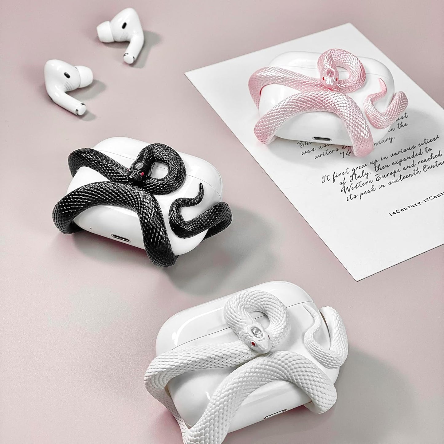 3D Snake Airpods Pro + Snake Airpods case