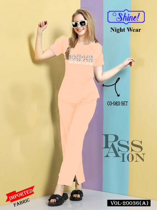 Co-Ord Set Cotton Cool Summer Breeze Night Dress Pajamas