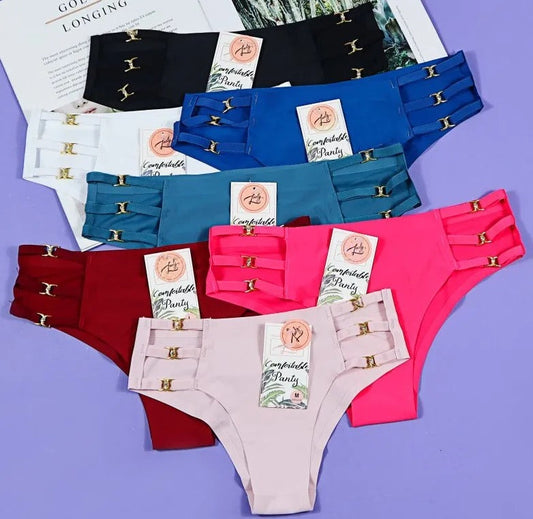 Basic Fancy Garter Thong Panty